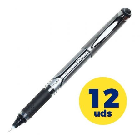 Pilot Rotulador Punta Aguja V-5 Grip Negro 0,5 mm